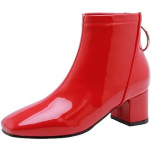 bottines rouges