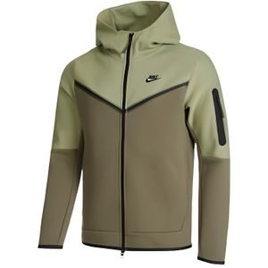 SURVÊTEMENT Veste de survêtement Nike TECH FLEECE FULL ZIP - Homme - Vert - Manches longues