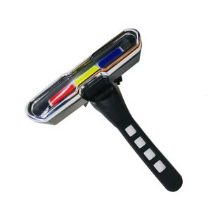 PHARES - OPTIQUES VGEBY feu arrière de vélo rechargeable par USB Feu arrière de cyclisme 3 couleurs clignotant haute visibilité sport accessoires