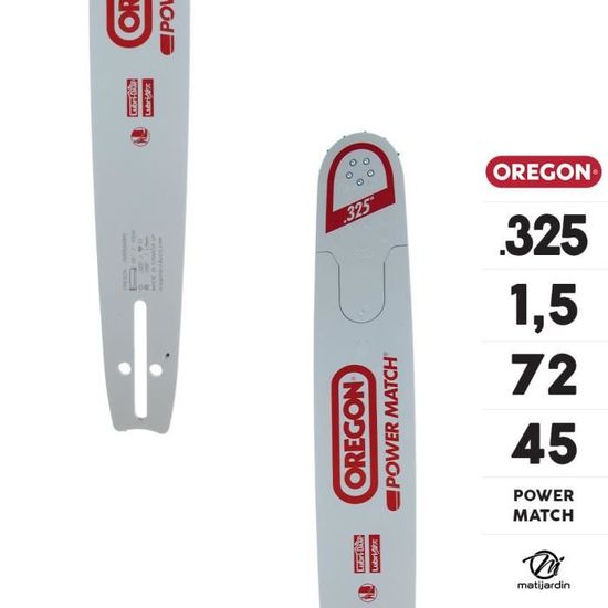 Guide tronçonneuse Oregon 45 cm. .325 Guide tronçonneuse Oregon 45 cm. .325