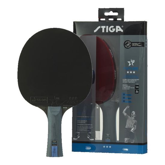 Raquette De Ping-pong STIGA Carbonade 290 - Manche évasée, Référence 1064-35 - Neuve Sous Blister