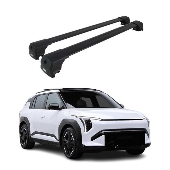 Barres De Toit Aluminium Noir Pour Dacia Jogger 2022-2025 - 2 Barres