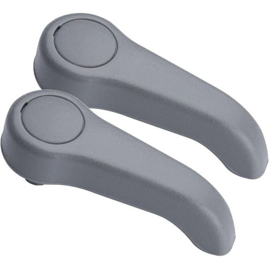 ANBOO Poignées Réglage Siège Avant Gris – Remplacement Compatible Renault Clio 2 & Twingo 1 (7701209658 / 7701470827)