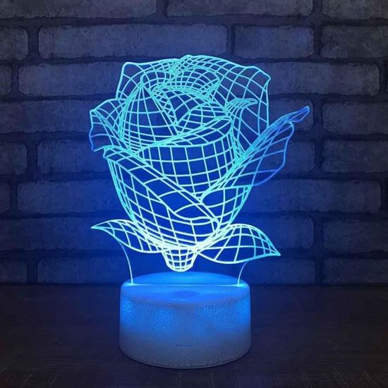Veilleuse 3D Avengers Spider-Man - 2 Motifs Acrylique, 16 Couleurs, Télécommande - Décoration Chambre Enfant Et Fan - 6