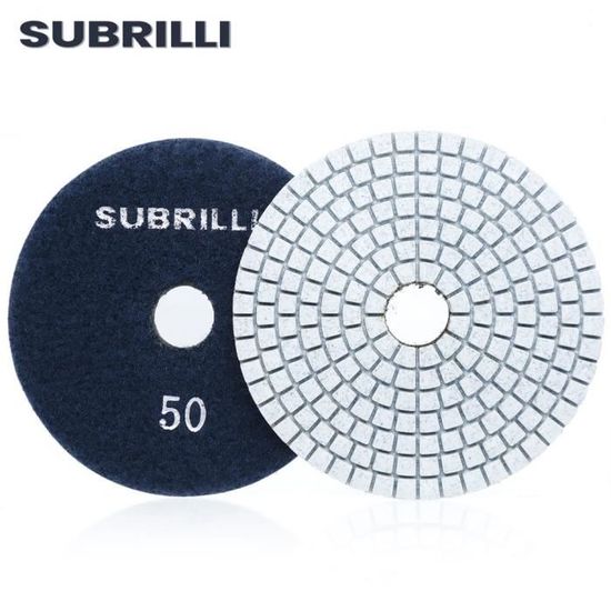SUBRILLI – disque de polissage professionnel en diamant, 8 pouces