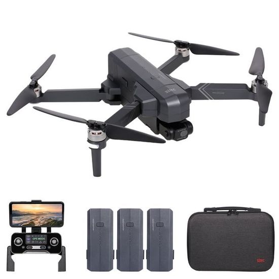 AIJAE Drone caméra avec caméra sans balais RC avec caméra à cardan  stabilisé à 3 axes 12 Mp 4K HD Quadricoptère, suiveur intelligent, vol à  point fixe (blanc) : : Jeux et Jouets