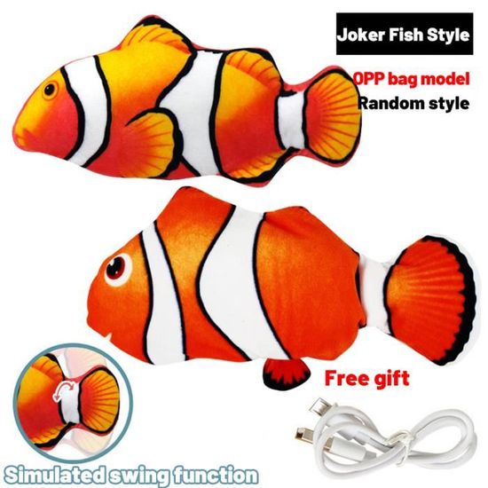 Jouets À Mâcher Pour Chat, Poisson Souple, Charge Électrique Usb, Simulation De Poisson, Herbe