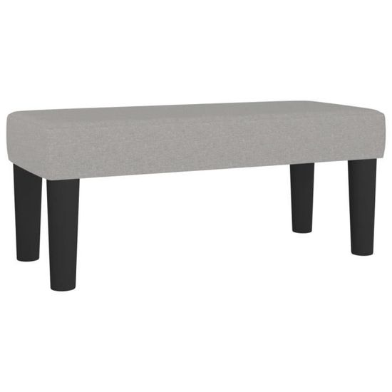 Banc Gris 70x30x30 cm Similicuir vidaXL | Leroy Merlin Banc Gris 70x30x30 cm Similicuir vidaXL | Leroy Merlin