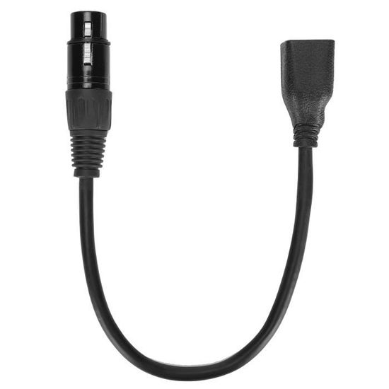 Adaptateur USB Vers DMX512 Pour éclairage Scénique - Câble 1,8m - Compatible PC Windows, Linux, Android