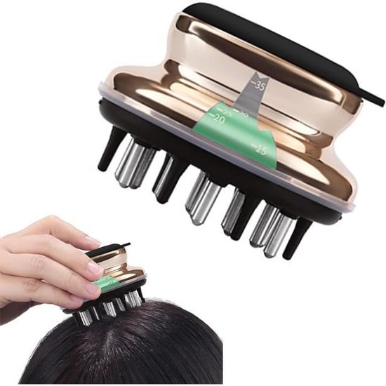 Peigne Et Brosse à Cheveux Pour Bébé SUPVOX - Têtes Massantes Douces, Rose - Soin Du Cuir Chevelu - 3
