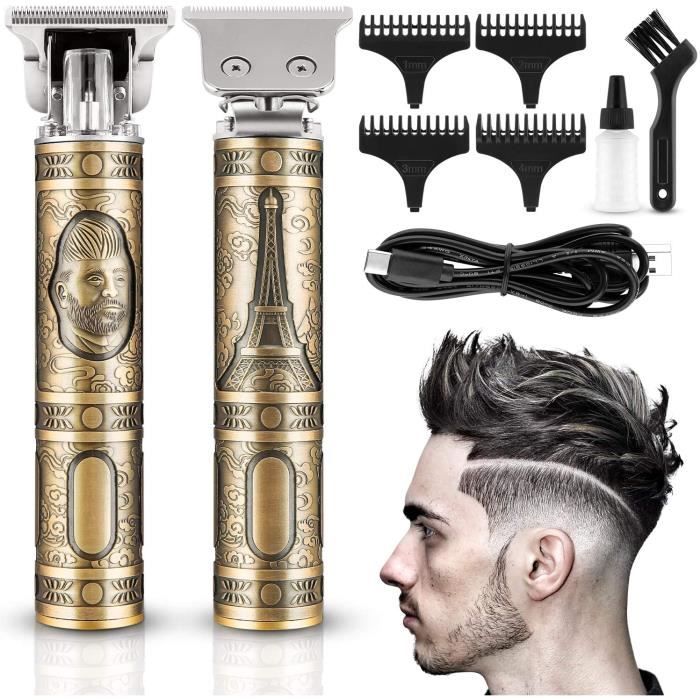 tondeuse cheveux homme, usb tondeuse à cheveux professionnelle electrique rasoir à barbe, tondeuse rechargeable sans fil pour usag
