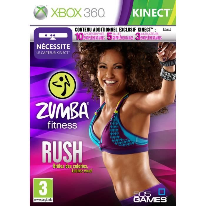ZUMBA FITNESS RUSH / Jeu console XBOX 360