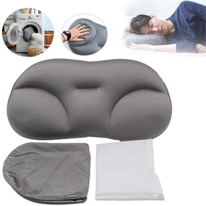 Oreiller de Sommeil Complet Oreiller,oreiller de sommeil rapide confortable, oreiller de nuage de particules de mousse à mémoire