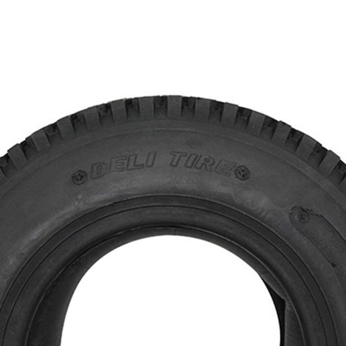 PNEU CHARIOT ET BROUETTE 4.10-3.50-6 DELI TT 4PR (CHARGE MAXI 205 Kg) DELI (Motoris)