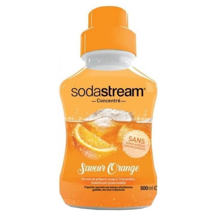 Sodastream Concentré Saveur Orange 500ml (lot de 3)