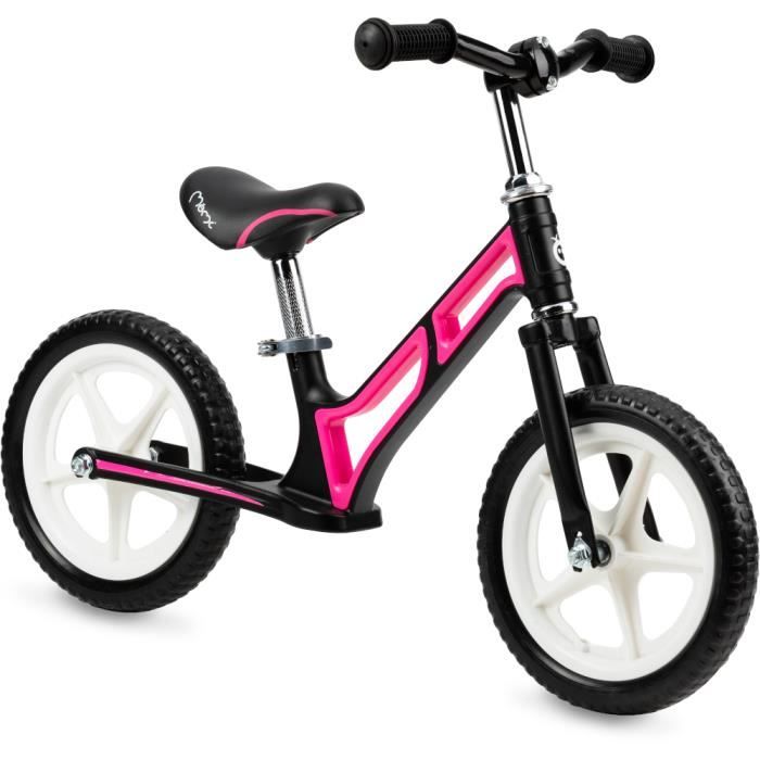 MoMi MOOV Vélo d'équilibre en magnésium rose