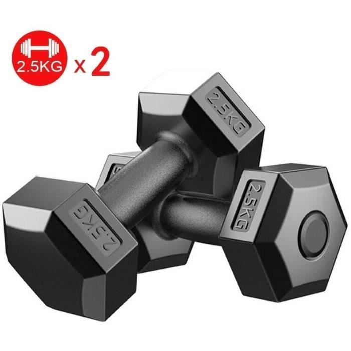 HALTERE YC Haltères Dumbbell Musculation Non réglable haltère Articles de Sport Mise en Forme Poids Main ha875