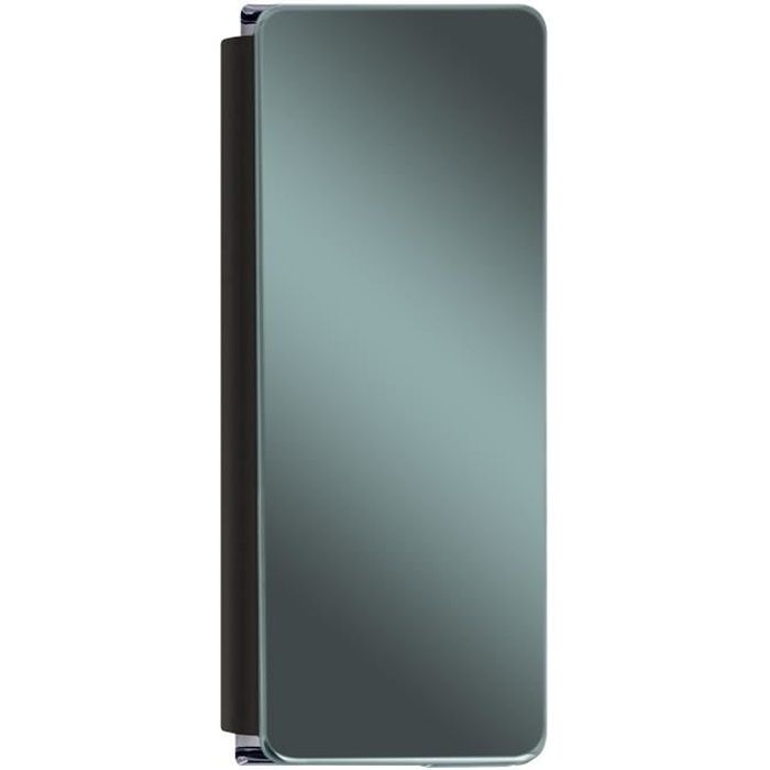 Étui Samsung Galaxy Z Fold 2 Clapet Miroir Translucide Ultra-fin Noir