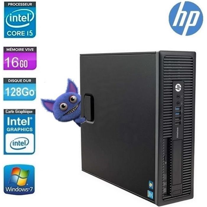 HP PRODESK 600 G1 SFF CORE I5 16GO 128GO