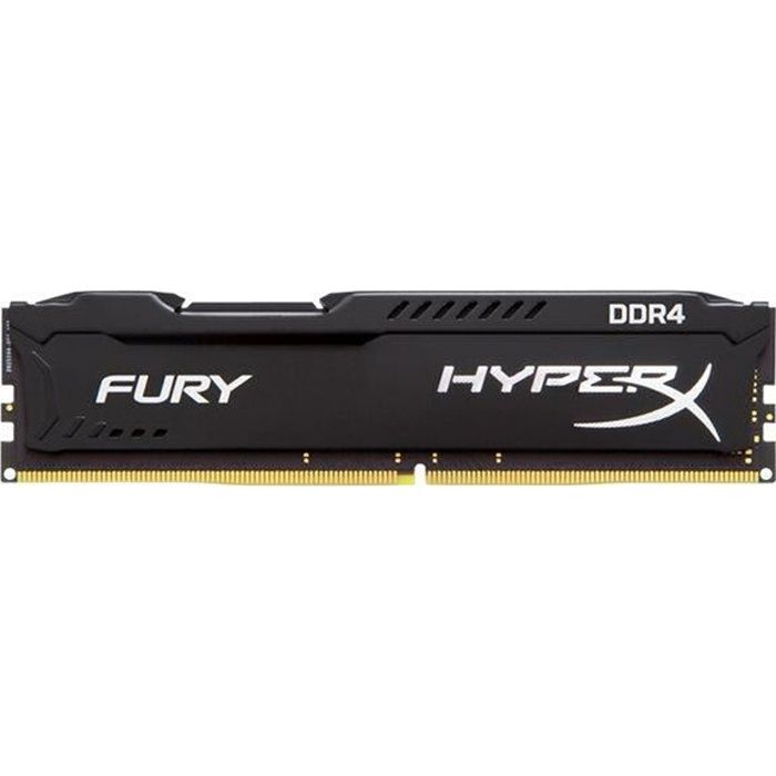HYPERX - Mémoire PC RAM - FURY DDR4 BLACK - 8Go - 2666MHz - CAS 16 (HX426C16FB2/8)