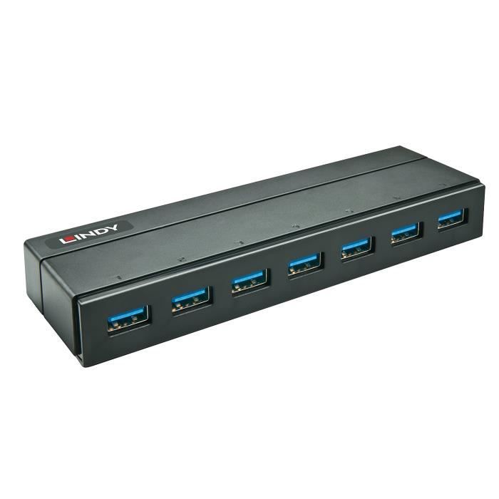 Lindy 43228, USB 3.0 (3.1 Gen 1) Type-A, USB 3.0 (3.1 Gen 1) Type-A, 5000 Mbit-s, CC, Noir