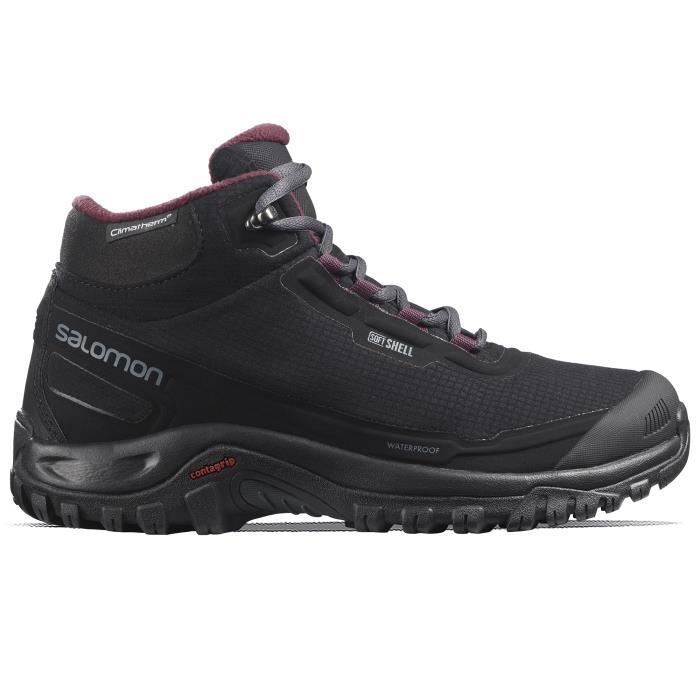Salomon Chaussures Shelter Climasalomon Waterproof pour Femme Noir