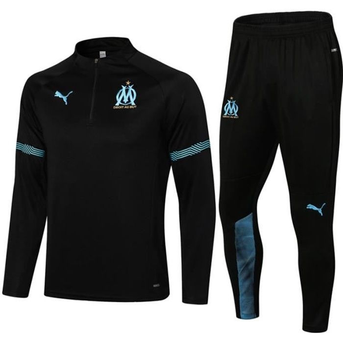 Marseilles Survêtement de Foot Homme 2021 2022 Nouveau Maillot de Football Pas Cher Survet Kit