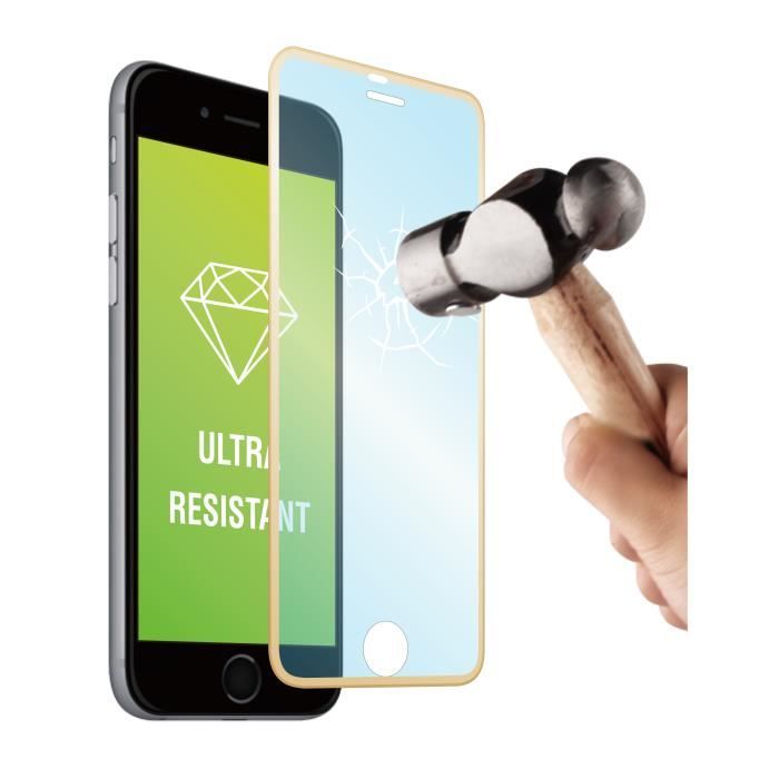 MUVIT Film de protection - Or - Pour Apple Iphone 6+, 6s+