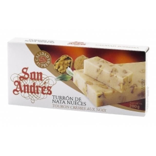 Turron crème et noix San Andres 200 grs
