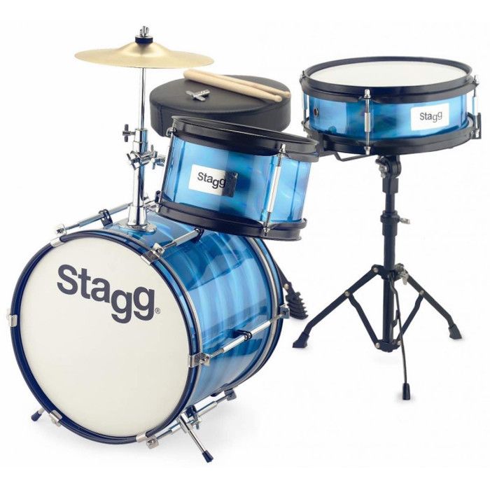 STAGG Batterie junior complète 8-/ 10-/ 12- avec accessoires