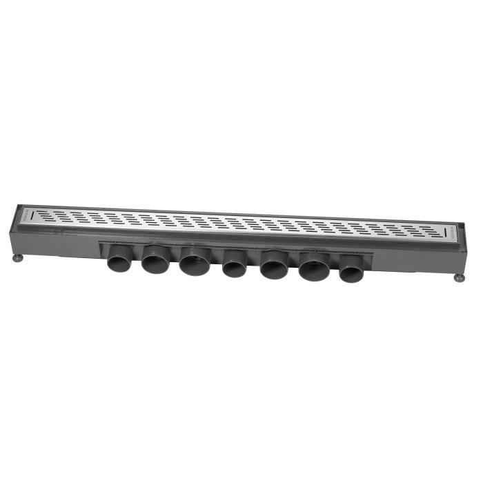 WIRQUIN Caniveau de douche Express'eau - 800 mm - Grille trait