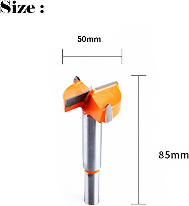 Foret Forstner Réglable HPHOPE 35 Mm - Pour Bois, Avec Butée De Profondeur (10-40 Mm)