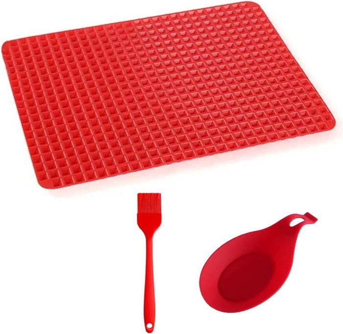 Diamond Chef – Set Da 6 Tappetini Da Forno In Silicone Antiaderente, 30x40 Cm, Riutilizzabili, Resistenti Al Calore Fino A 260°C