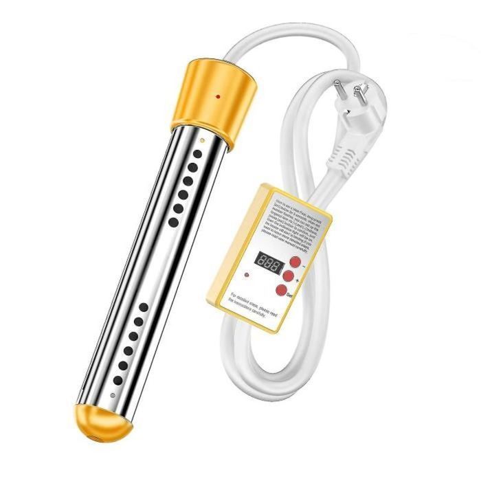 Tige Chauffante électrique Flexible SUS316 - Pour Chauffe-eau Ou Machine à Vapeur, Longueur Insertion 24 Cm
