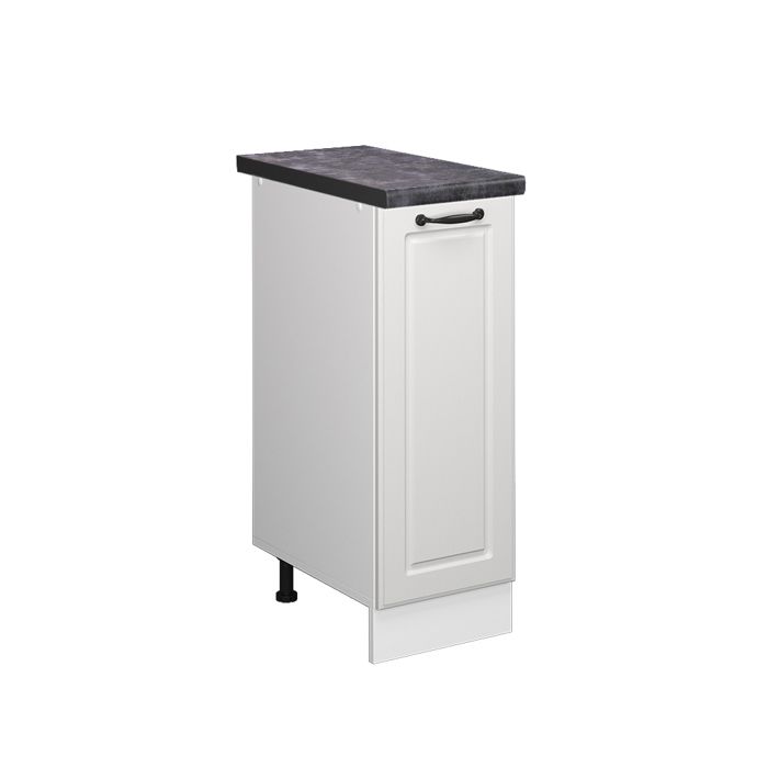 Meuble de cuisine R-Line 30cm PT Anthracite Blanc campagne/Blanc Vicco 45630
