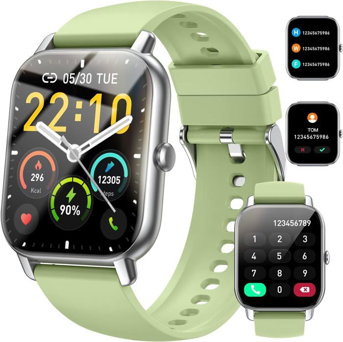 Montre Connectée Nerunsa 1,85" écran Tactile - Appel Bluetooth, 100+ Modes Sport, Suivi Sommeil/fréquence Cardiaque, étanche IP68 - Bleu Saphir - 9