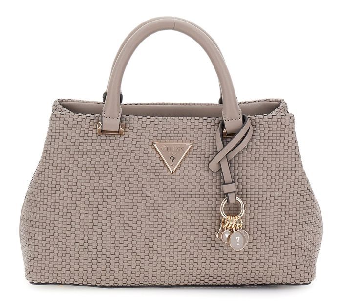 Sac à main - GUESS - Cresidia Status Satchel - Crème - 29x19x9.5 cm