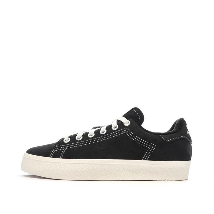 Adidas Baskets Noires Garçon/Fille Adidas Stan Smith