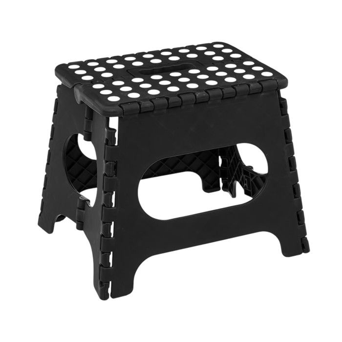 Marchepied Pliable Robuste - Charge Max 150 Kg, Hauteur 22 Cm - Pour Maison, Bureau, Camping