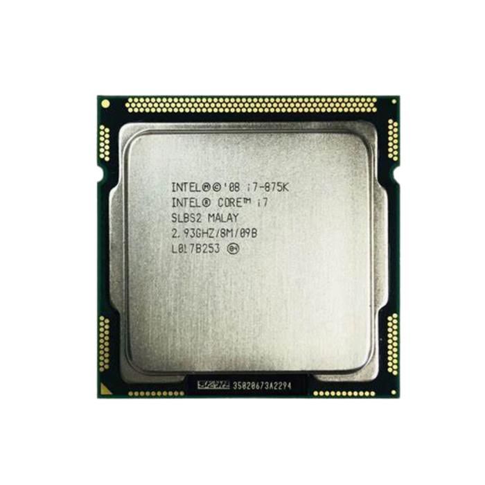 Core i7-875K CPU Socket LGA 1156 4 cœurs 8 threads 2.93 GHz 8 Mo cache L3 95W