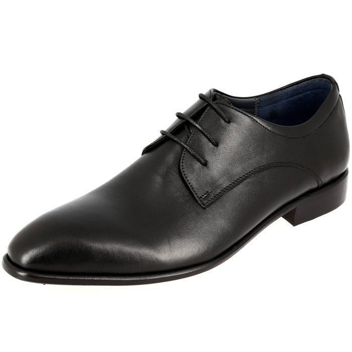 Chaussure homme Richelieu en cuir Noir RN204 39 Noir Cdiscount