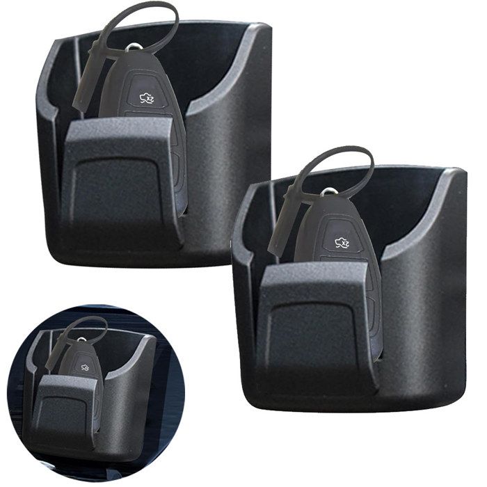 Lot De 2 Combleurs D'espace Pour Siège Auto - Tissu, Universel, Rangement Téléphone/cartes - Pour Voiture, SUV - 11
