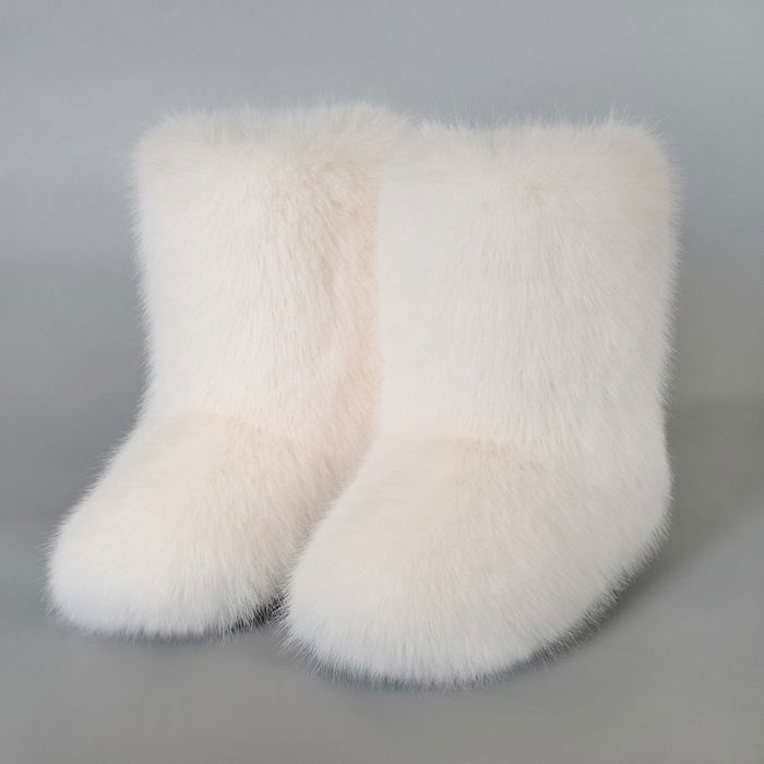 Bottes Fourrées Femmes Cuissardes Hiver Plates - Bottines Bout Rond Cuir Synthétique Talons Bas