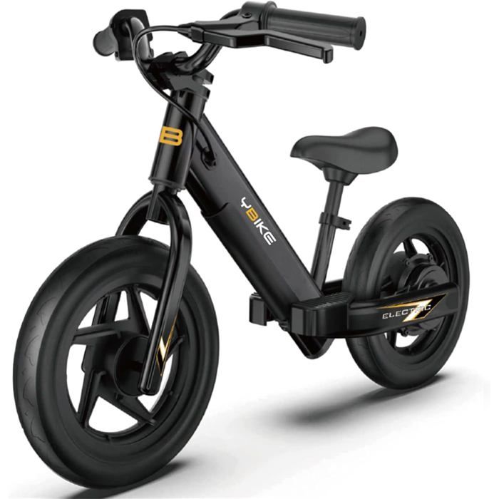Ybike Vélo électrique pour enfants de 3 à 5 ans, avec siège réglable, 30,5 cm, pour garçons et filles