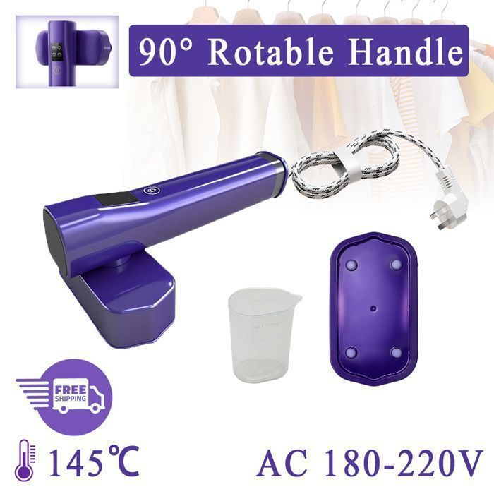 Vaporeur de voyage pour les vêtementsFer portable 180-220V15s chauffageVaporeur et fer 2 en 1 taille de voyage - Jx
