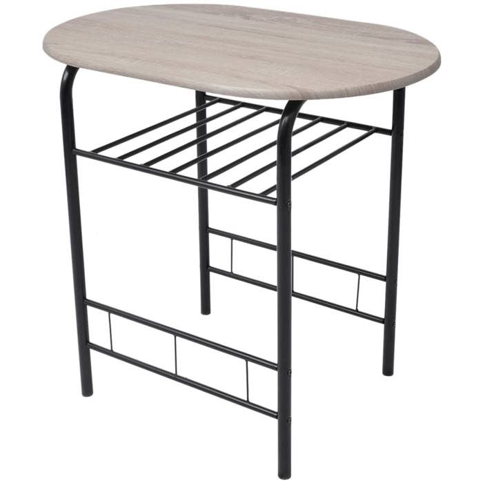 Table cuisine 2/4 personnes + chaises Noir - LEMON® Ensemble de meuble pour salle à manger MDF 626 - Soldes