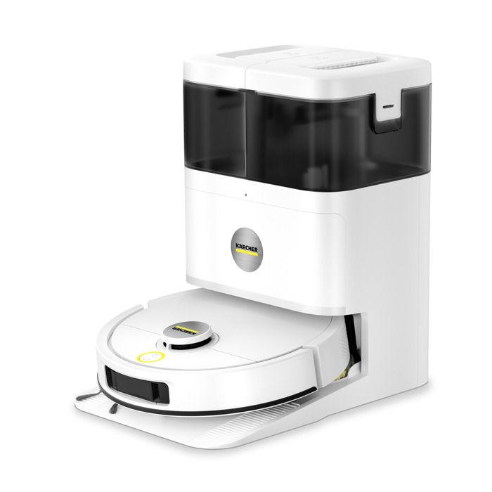 Aspirateur robot laveur KARCHER RVM 4 Comfort - 15000 Pa - station de vidange eau/poussière - 160m² - cartographie Lidar - Karcher
