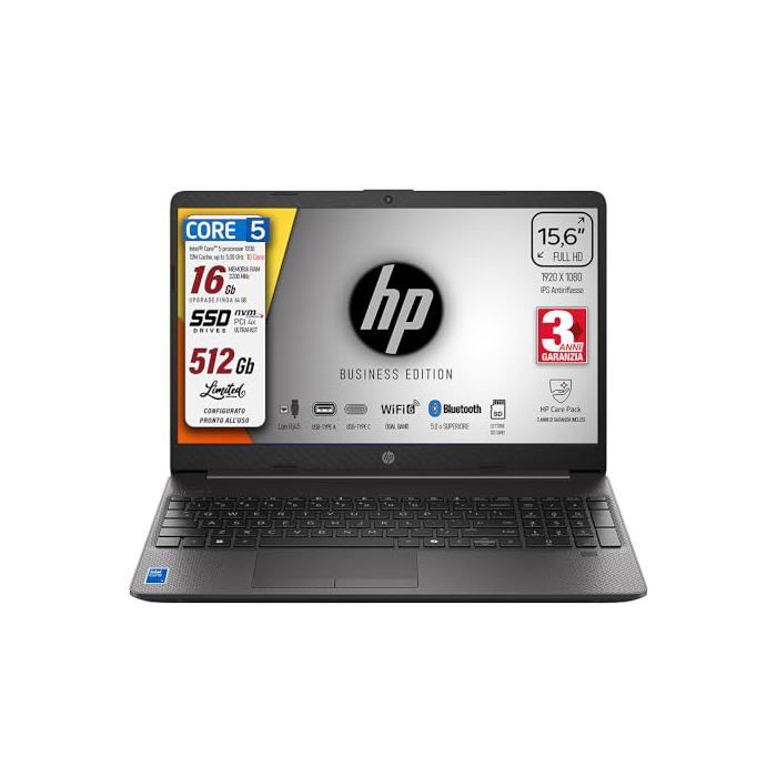 250 G10 PC Portable CPU Intel Core i7 13th 10Core jusquà 5 GHz RAM SSD Écran 156 ips FHD Wi Fi 6 BT WebCam