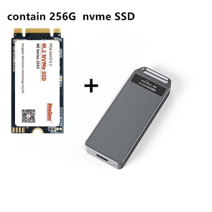 Case SSD M2 rouge - Boîtier externe hd pour disque dur SSD M.2 NVMe 10Gbps,  double protocole, PCIE-NGFF SATA, - Cdiscount Informatique