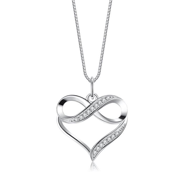 Collier Pendentif Cœur Argent Avec Médaillon Photo Ouvrant - Joli Cadeau